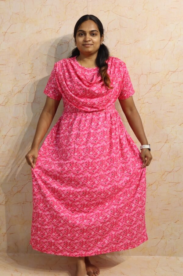 Non Feeding Shawl Pink Flower